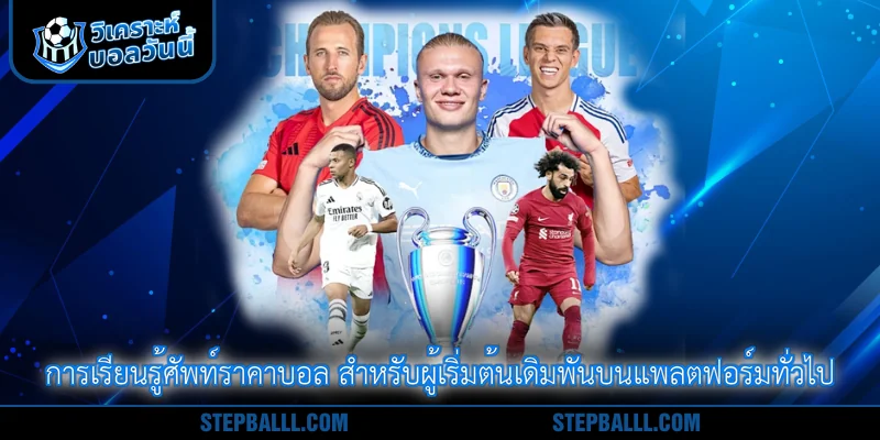 การเรียนรู้ศัพท์ราคาบอล สำหรับผู้เริ่มต้นเดิมพันบนแพลตฟอร์มทั่วไป