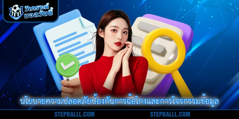 นโยบายความปลอดภัยป้องกันการฉ้อโกงและการโจรกรรมข้อมูล